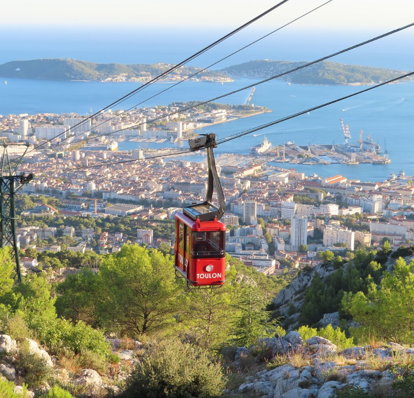 Téléphérique du Mont Faron à Toulon
